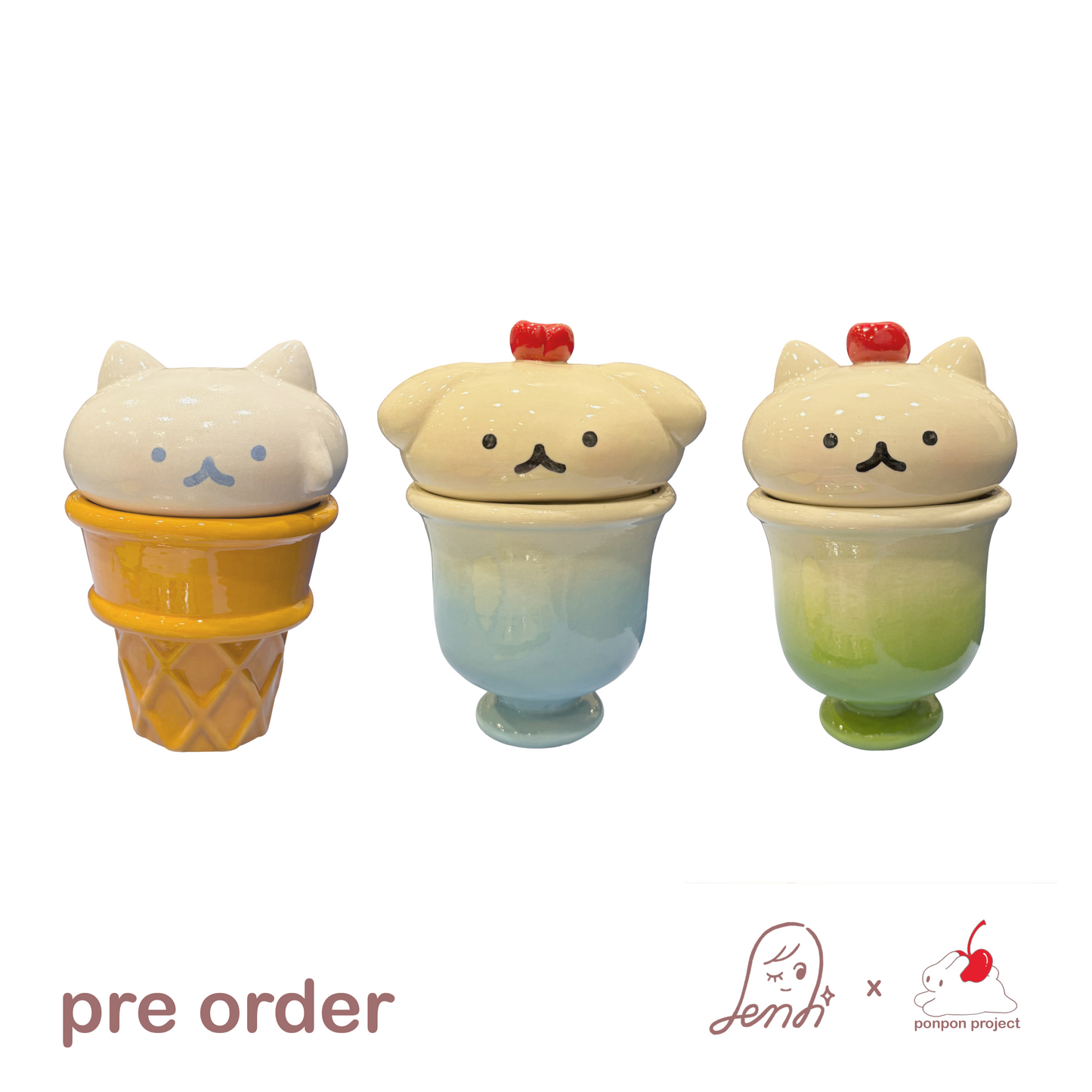 *pre order* Jenh x Ponpon Project Cups