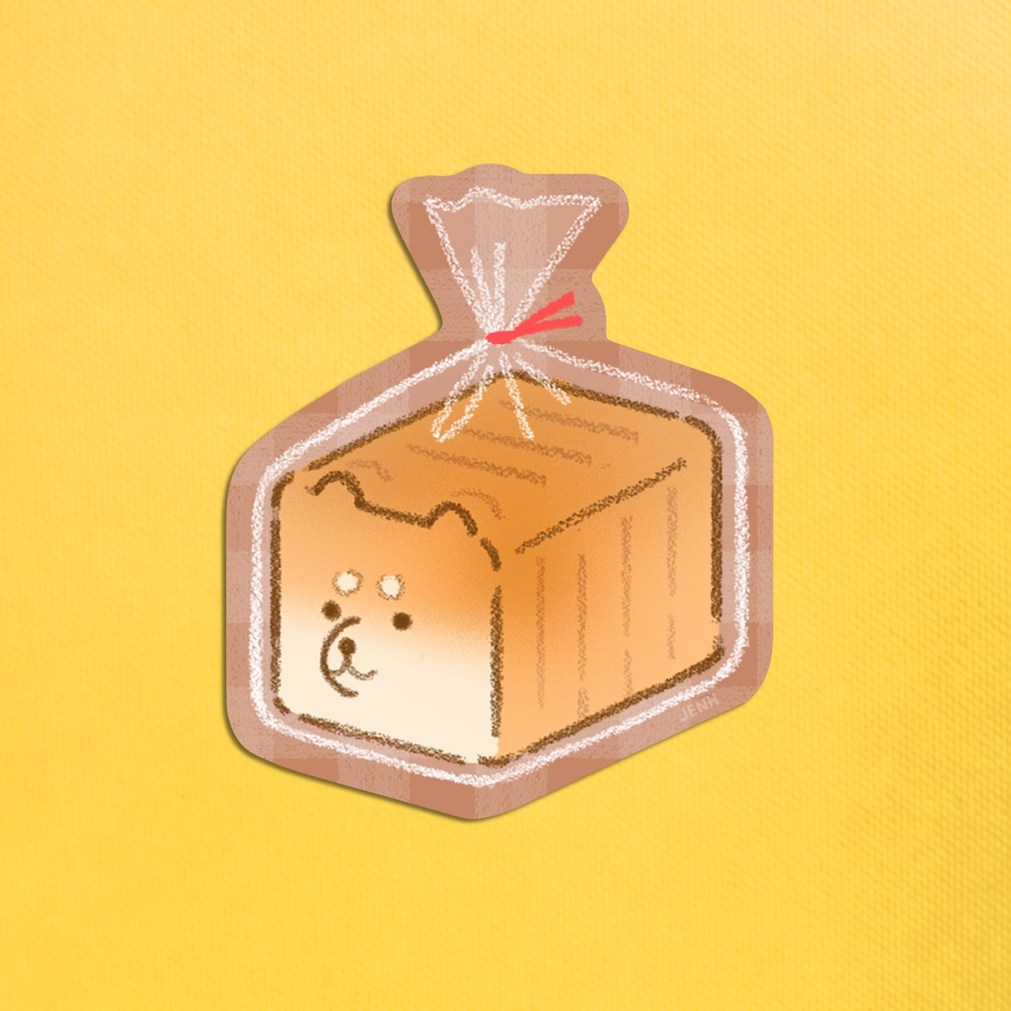 Shiba Loaf Vinyl Sticker