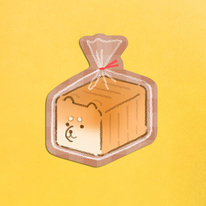 Shiba Loaf Vinyl Sticker
